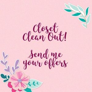 CLOSET CLEAN OUT SALE